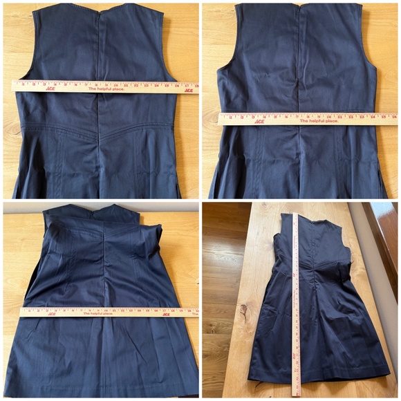 MILLY DRESS SHEATH POCKETS GROMMET NECKLINE CAREER CASUAL BUSINESS CASUAL 6 - Picture 9 of 10